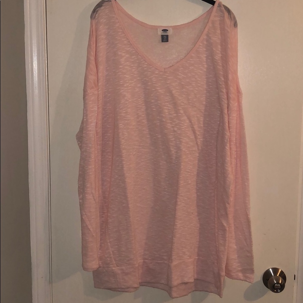 Pink long sleeve tee